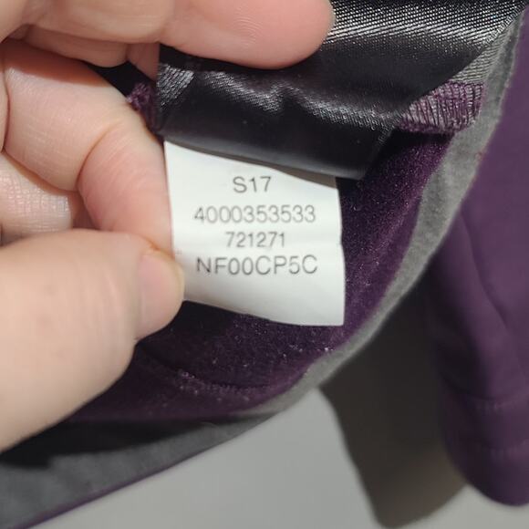 The North Face Women’s Parkslope WindWall Softshell Jacket Medium Purple GUC - Picture 7 of 7
